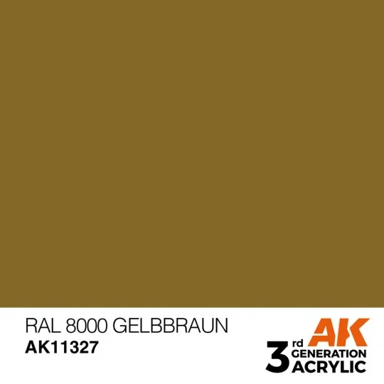 RAL 8000 Gelbbraun - AK Interactive AK11327 RAL 8000 Gelbbraun - AK Interactive AK11327