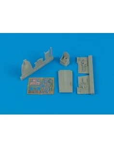 P-40B cockpit set Für Trumpeter Bausatz., 1/48 - Aires 4301