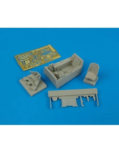 Fw 190 A-8/A-8 R2 cockpit set Für Tamiya-Bausatz, 1/48 - Aires 4303