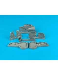 BAC EE Lightning F Mk. 2/6 Fahrwerk schächte für Airfix Bausatz, 1/...