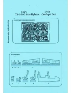 TF-104G Cockpit Set für Hasegawa-Bausatz, 1/48 - Aires 4325