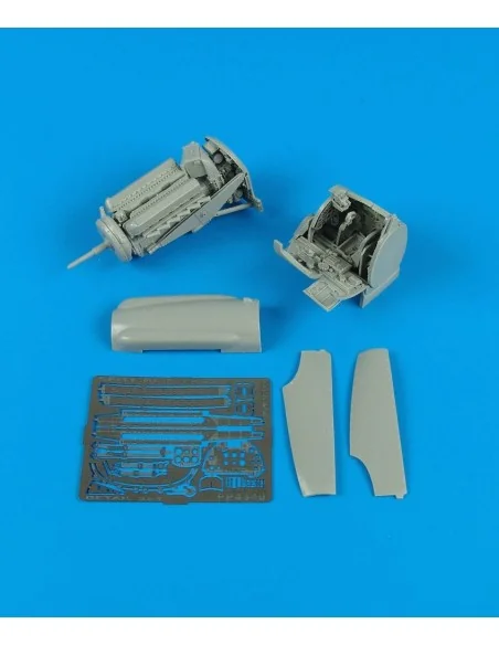 Spitfire F Mk. 22 detail set Für Airfix Bausatz, 1/48 - Aires 4340