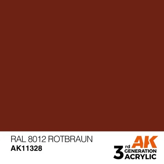 RAL 8012 Rotbraun - AK Interactive AK11328 RAL 8012 Rotbraun - AK Interactive AK11328