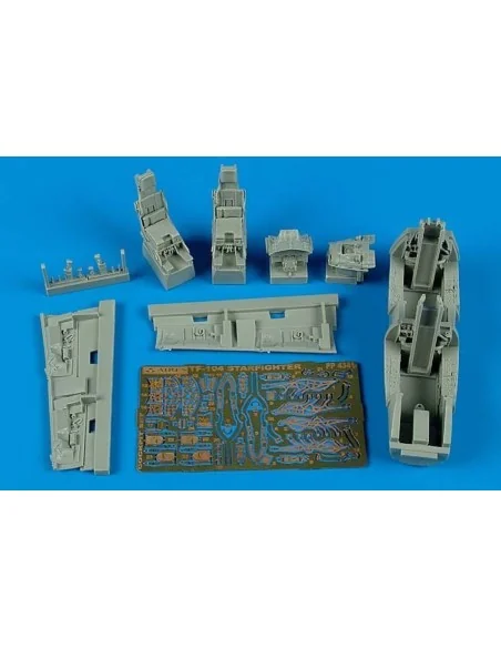 TF-104 Starfighter Cockpit Set für Hasegawa-Bausatz, 1/48 - Aires 4341