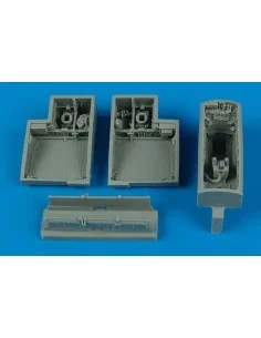 J35 Draken wheel bays für Hasegawa Bausatz, 1/48 - Aires 4376