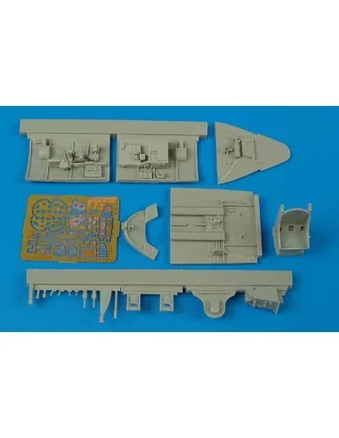 F6F-5 Hellcat cockpit set for Hasegawa kit, 1/48 - Aires 4388