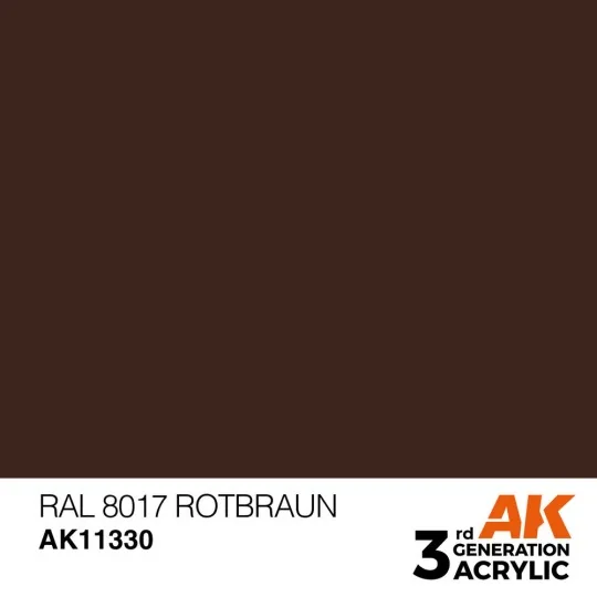 RAL 8017 Rotbraun - AK Interactive AK11330 RAL 8017 Rotbraun - AK Interactive AK11330