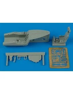 Focke Wulf Ta 183A cockpit set Für Tamiya Bausatz, 1/48 - Aires 4397