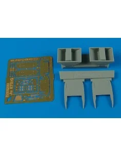 Junkers Ju 87D Stuka air coolers für Hasegawa Bausatz, 1/48 - Aires...
