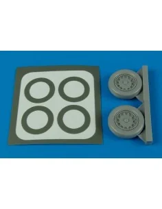 J35 Draken wheels & paint masks für Hasegawa Bausatz, 1/48 - Aires ...