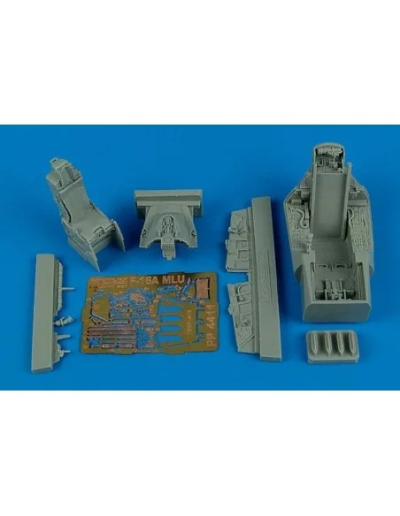 [NO_DESC] F-16A MLU Falcon cockpit set für Hasegawa Bausatz, 1/48 -...