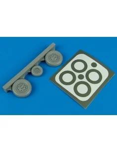 F-105 Thunderchief wheels & paint masks für Trumpeter Bausatz, 1/48...