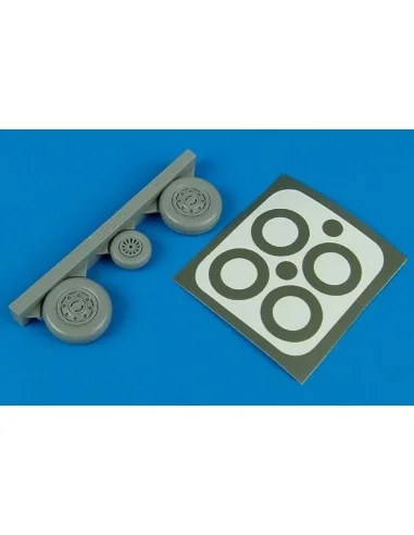 F-105 Thunderchief wheels & paint masks für Trumpeter Bausatz, 1/48...