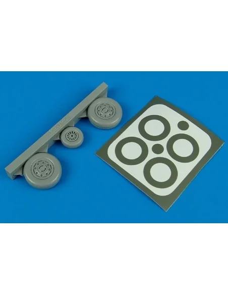 F-105 Thunderchief wheels & paint masks für Trumpeter Bausatz, 1/48...
