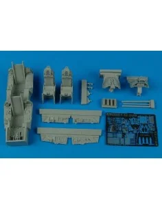 F-16I Sufa cockpit set für Hasegawa Bausatz, 1/48 - Aires 4422