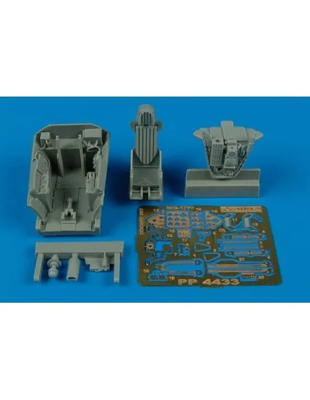 MiG-17PF Fresco D cockpit set für Hobby Boss Bausatz, 1/48 - Aires ...