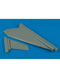 J35 Draken vertical fin für Hasegawa Bausatz, 1/48 - Aires 4434