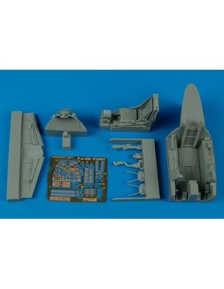 Fj-4B Fury cockpit set for Hobby Boss, 1/48 - Aires 4448