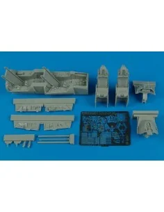 F-16D block 30 fighting Falcon cockpit s, 1/48 - Aires 4454
