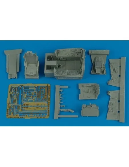 F-100C Super Sabre cockpit set (TRU), 1/48 - Aires 4456