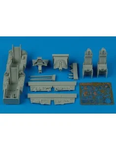 F-16l Sufa cockpit set for Kinetic, 1/48 - Aires 4460