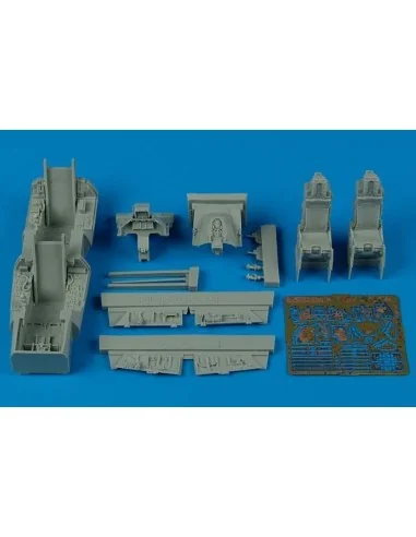 F-16l Sufa cockpit set for Kinetic, 1/48 - Aires 4460