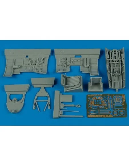 Spitfire Mk.XIV cockpit set for Academy, 1/48 - Aires 4462
