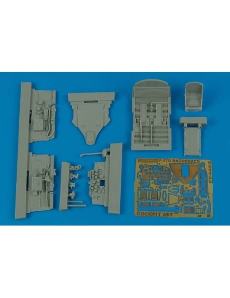 P-47D Razorback cockpit set (TAMIYA), 1/48 - Aires 4465