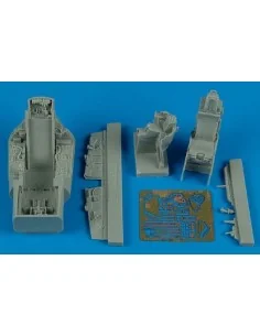 [NO_DESC] F-16A MLU Falcon cockpit set (KINETIC), 1/48 - Aires 4470