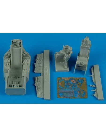 F-16A MLU Falcon cockpit set (KINETIC), 1/48 - Aires 4470
