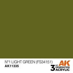 Nº1 Light Green (FS34151) - AK Interactive AK11335