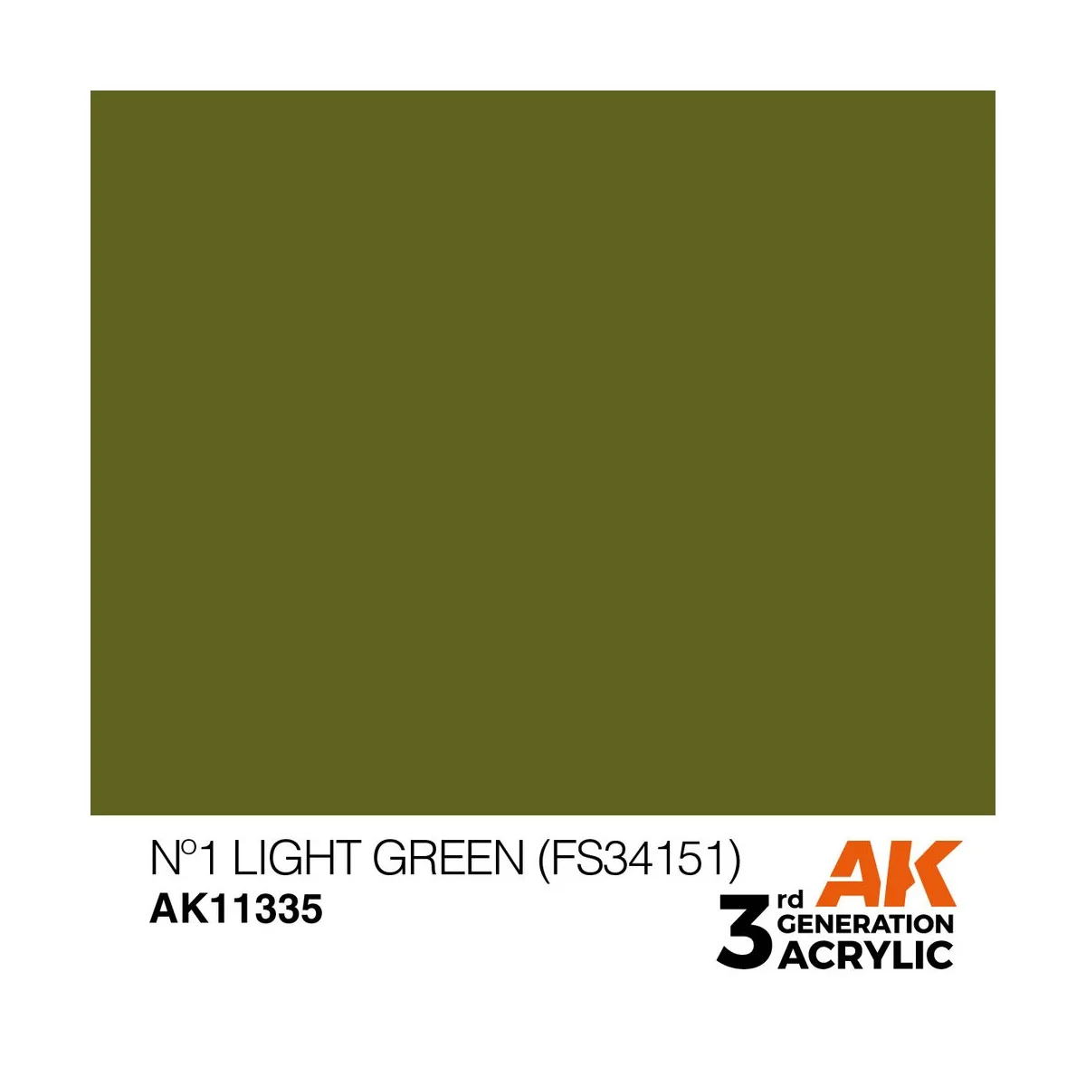 Nº1 Light Green (FS34151) - AK Interactive AK11335