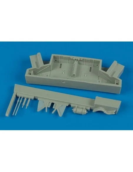 Hawker Hurricane wheel bay for Hasegawa, 1/48 - Aires 4478