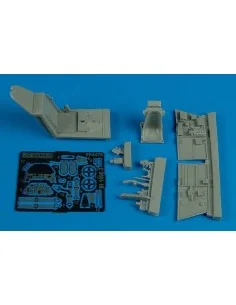Bf 109E-3 cockpit set for Academy, 1/48 - Aires 4479
