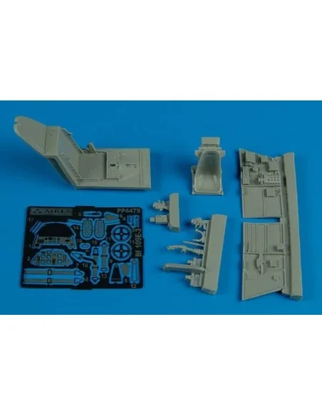 Bf 109E-3 cockpit set for Academy, 1/48 - Aires 4479