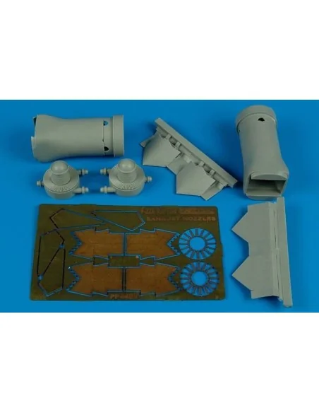 F/A-22 Raptor exhaust nozzles-closed HAS, 1/48 - Aires 4481