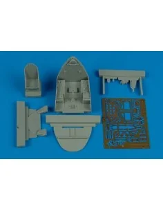 F4U-7 Corsair cockpit set for Hasegawa, 1/48 - Aires 4482