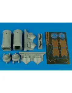 F-22A Raptor exhaust nozzles-opened (HAS, 1/48 - Aires 4484