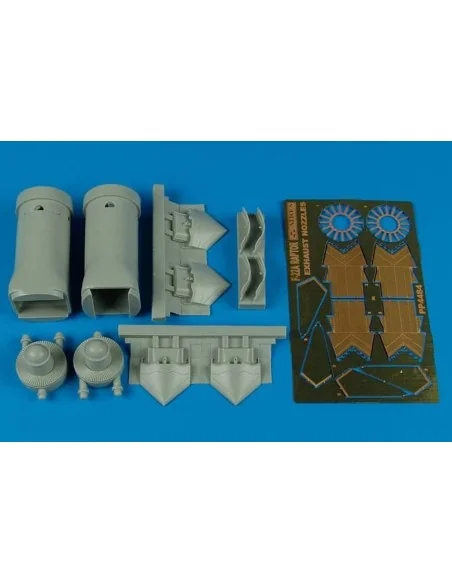 F-22A Raptor exhaust nozzles-opened (HAS, 1/48 - Aires 4484