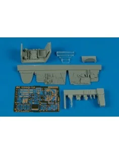 Bf 109G-14 cockpit set for Academy, 1/48 - Aires 4486