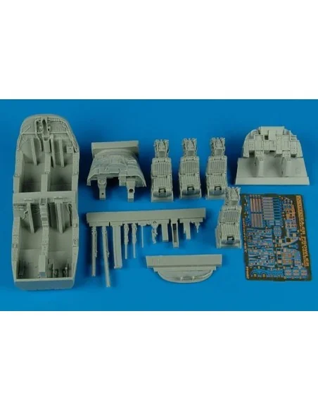 EA-6B Prowler ICAP-2 (late) cockpit set, 1/48 - Aires 4487