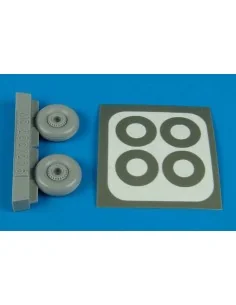 Macchi MC 202/205 wheel & paint masks, 1/48 - Aires 4493