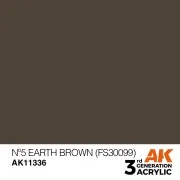 Nº5 Earth Brown (FS30099) - AK Interactive AK11336 Nº5 Earth Brown (FS30099) - AK Interactive AK11336