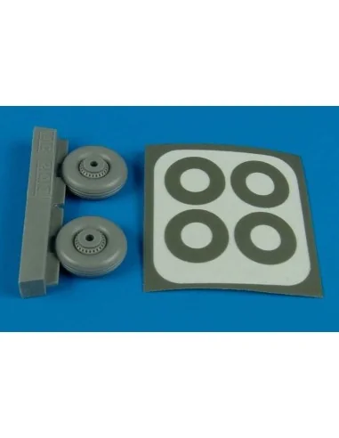 Macchi MC.200 Saetta wheels & paint mask, 1/48 - Aires 4495
