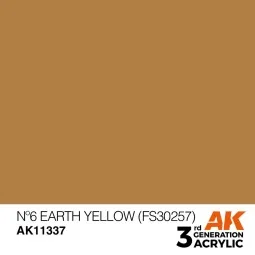 Nº6 Earth Yellow (FS30257) - AK Interactive AK11337