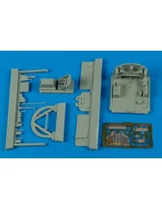 N1K1 Shiden cockpit set for Hasegawa, 1/48 - Aires 4539