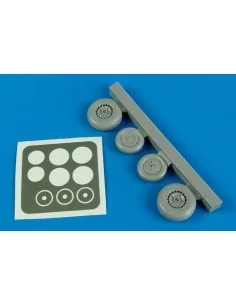 Me-262A wheels & paint mask for HOB, 1/48 - Aires 4540