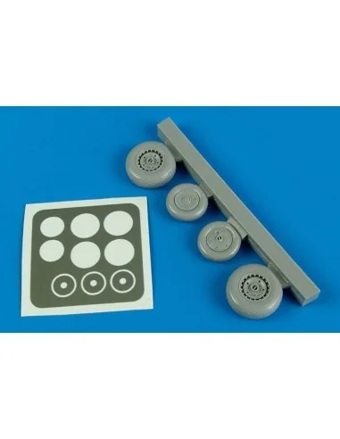 Me-262A wheels & paint mask for HOB, 1/48 - Aires 4540