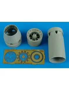 Mirage 2000C/B/D/N exh.nozzle-closed, 1/48 - Aires 4556