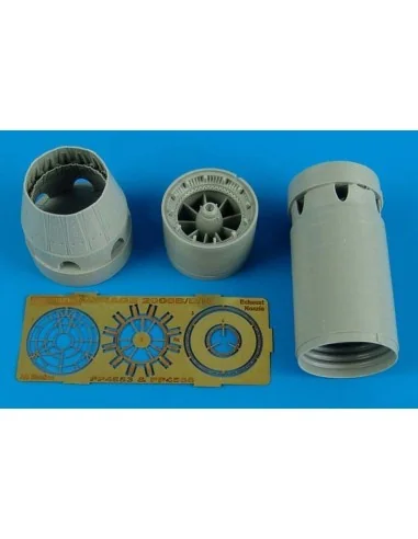 Mirage 2000C/B/D/N exh.nozzle-closed, 1/48 - Aires 4556